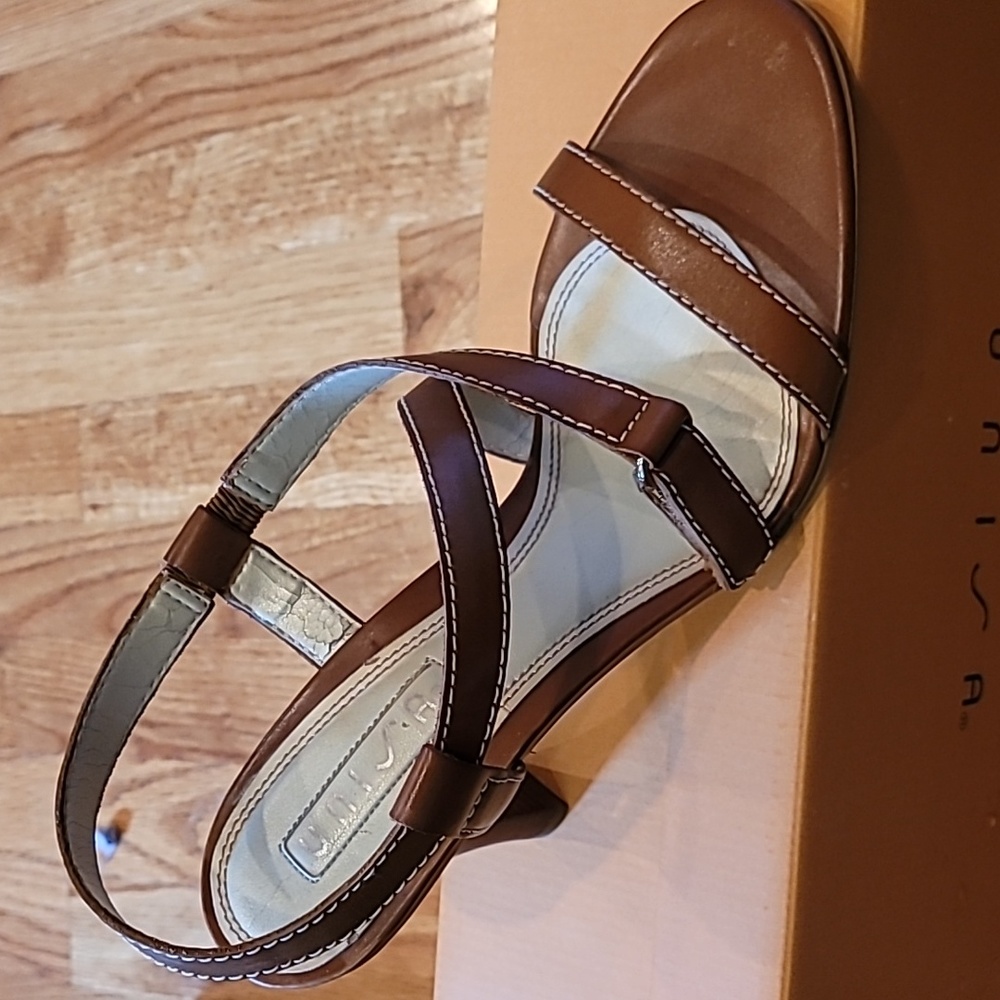 brown sandals
